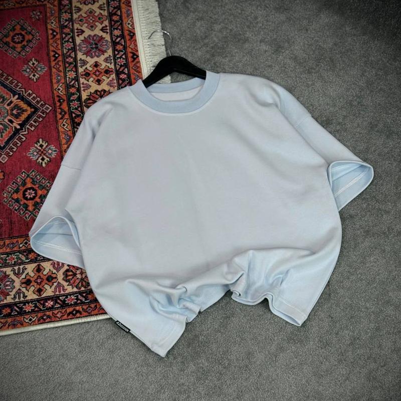 b137cdd6df808742d98d97542b41f913 تیشرت بیسیک ساده آبی آسمانی / پنبه دو نخ - Image 1