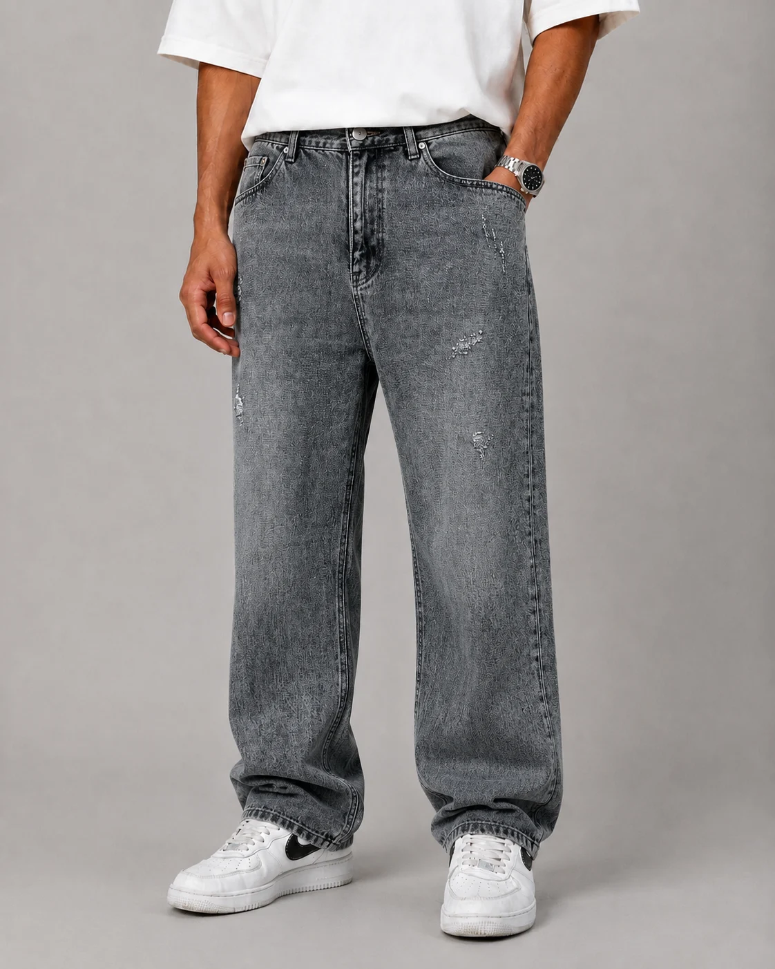 Baggy-jeans-premium-fabric-heroshoop.png شلوار جین بگ استایل / پارچه درجه یک / کد 3025 - Image 1