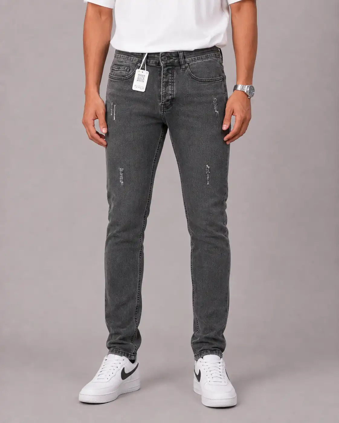Black-skinny-jeans-code-3-15-4-heroshoop.webp شلوار جین اسکینی مشکی / کد 3/15/4 - Image 1