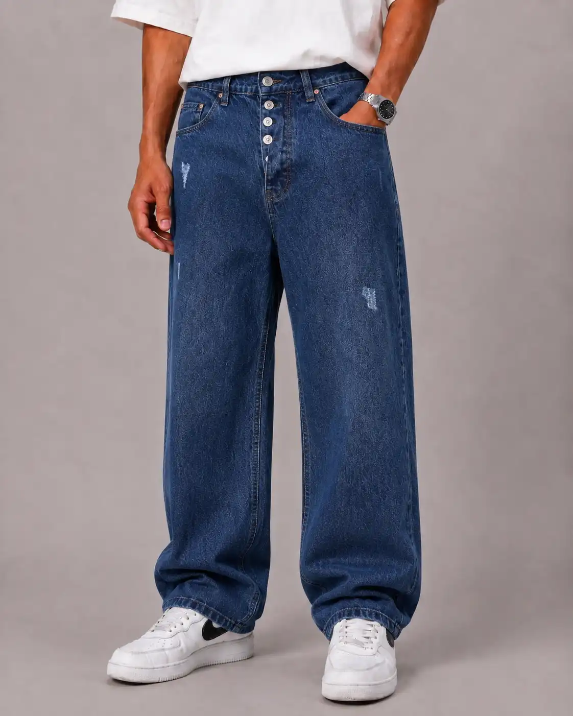 Dark-blue-baggy-jeans-heroshoop-1.webp شلوار جین آبی پررنگ بگ استایل / کد 4231 - Image 1