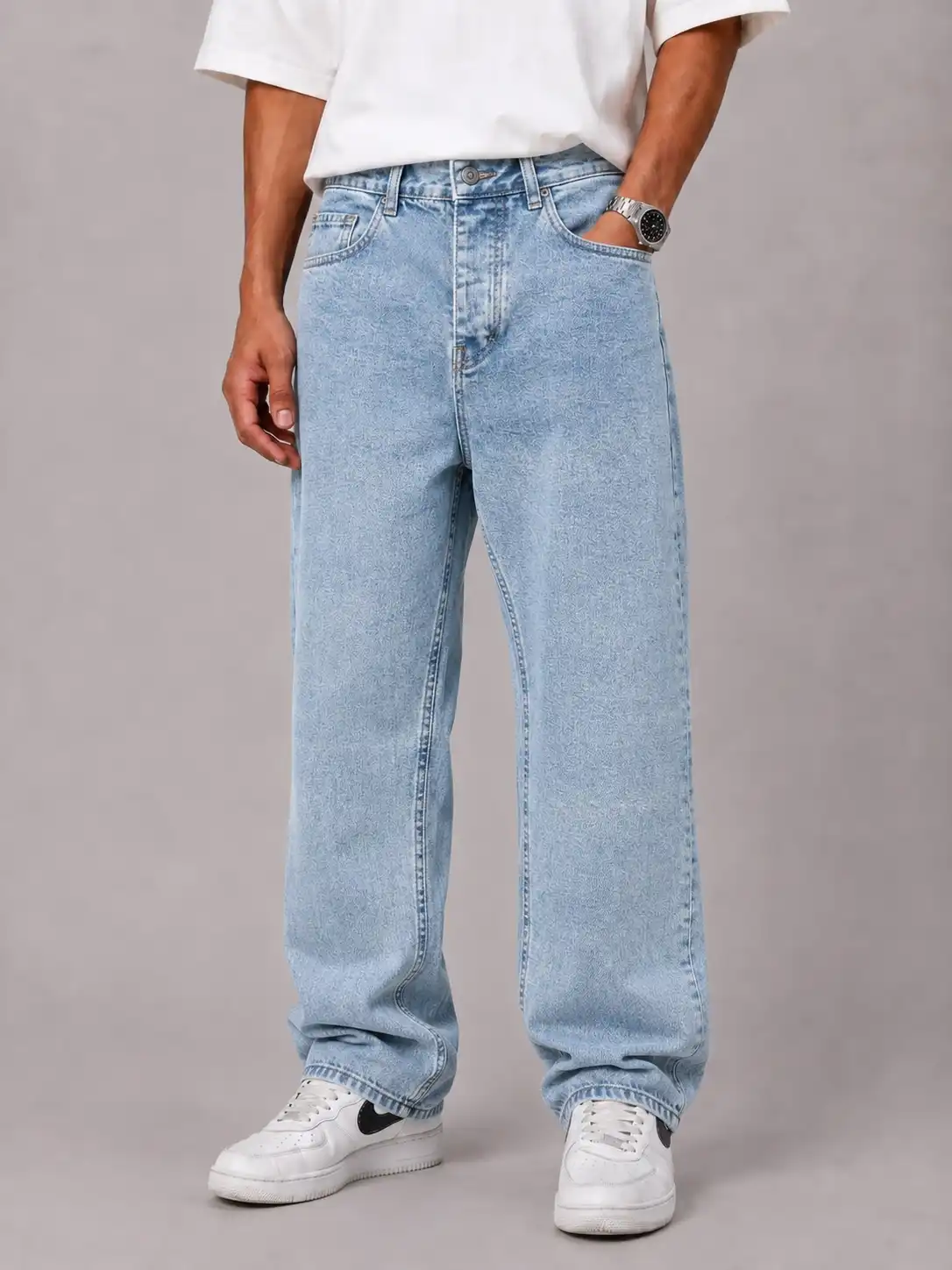 Light-blue-skinny-jeans-heroshoop.webp شلوار جین اسکینی ابی روشن / کد 2/16/1 - Image 1