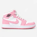 Girls-Pink-High-Top-Nike-Jordan-1-Sneakers-www.heroshoop.com-view-1.webp