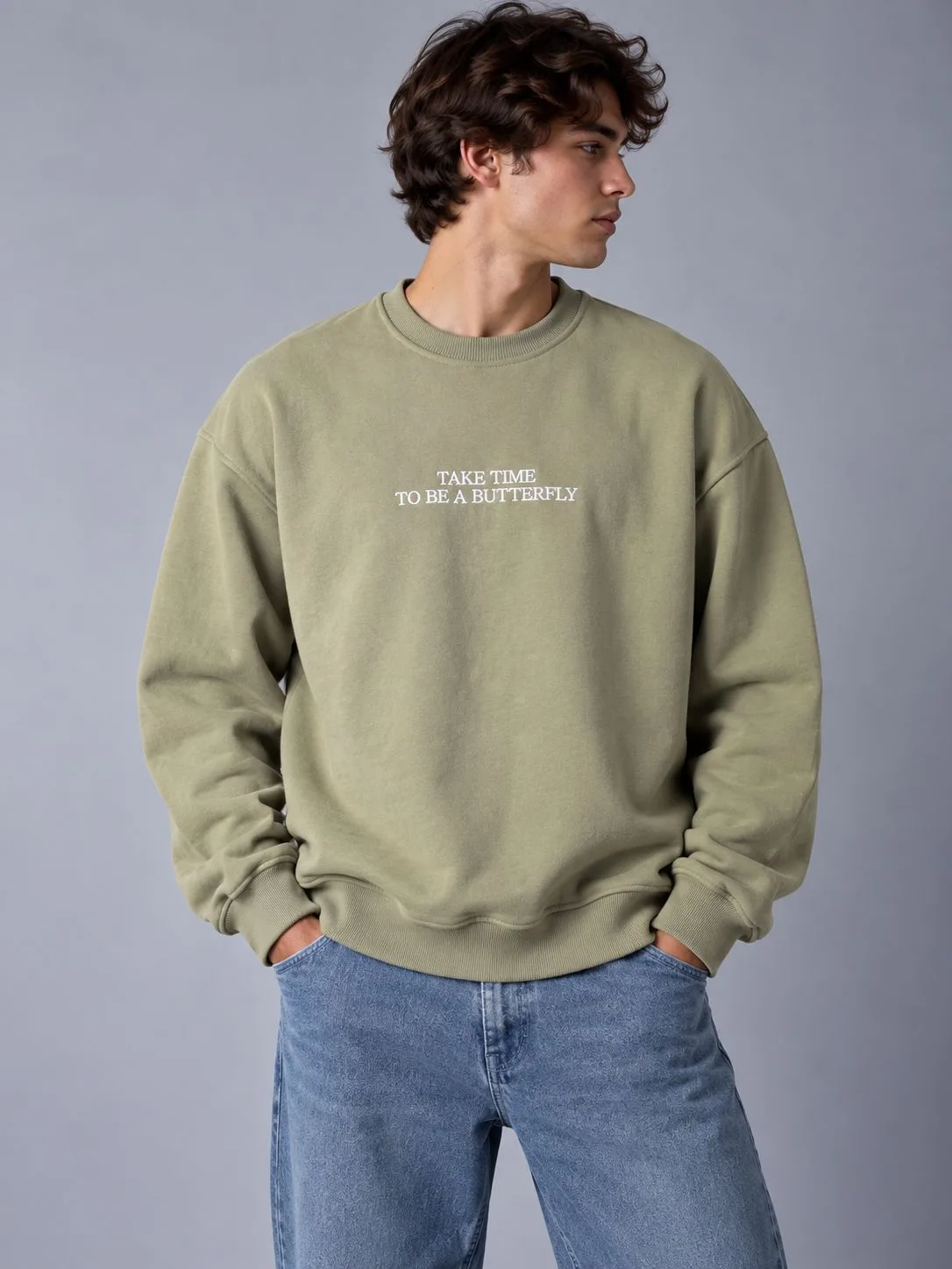 Heavyweight 3-thread cotton fleece-lined sweatshirtjacket – green www.heroshoop.com view 3 Heavyweight-3-thread-cotton-fleece-lined-sweatshirtjacket-–-green-www.heroshoop.com-view-3.webp