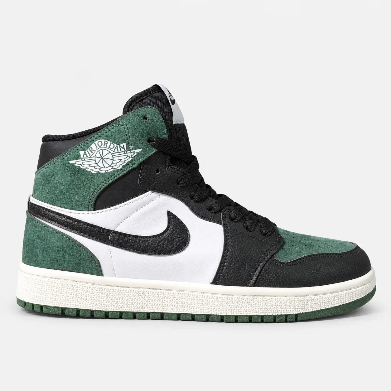 Nike Jordan 1 High-Top Sneakers Olive Green, White, and Black 2562 www.heroshoop.com view 1 Nike-Jordan-1-High-Top-Sneakers-Olive-Green-White-and-Black-2562-www.heroshoop.com-view-1.webp