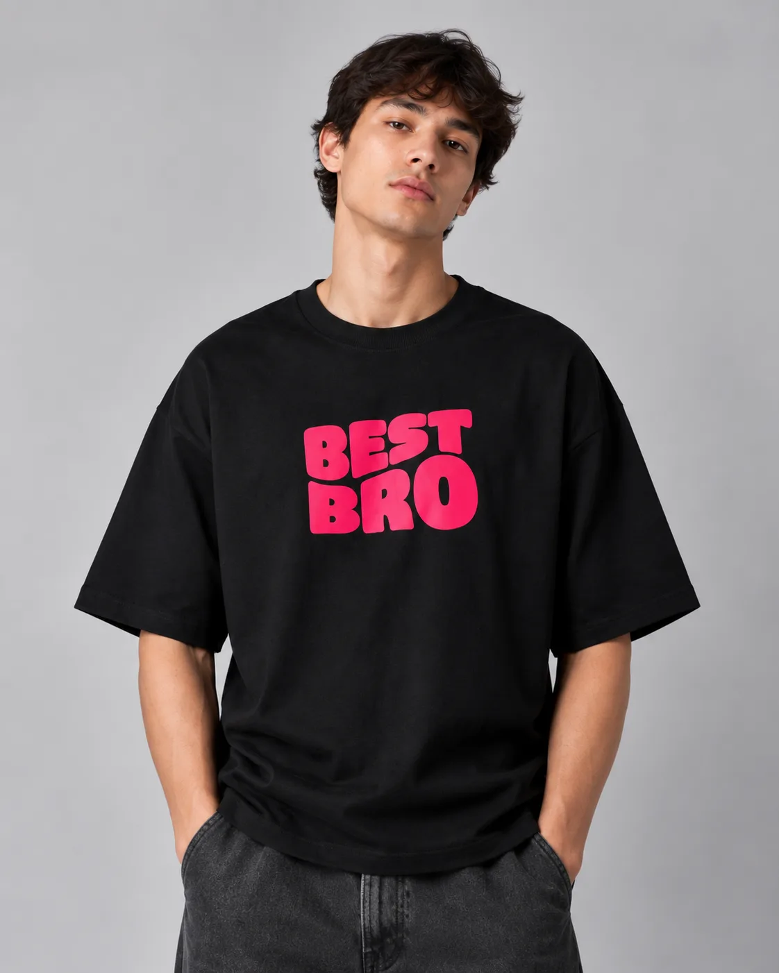Premium Macan Cotton T-Shirt BEST BRO Print WWW.HEROSHOOP.COM View 1 Premium-Macan-Cotton-T-Shirt-BEST-BRO-Print-WWW.HEROSHOOP.COM-View-1.webp